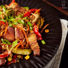 Tăiţei chinezeşti cu Legume şi Burtă de Porc