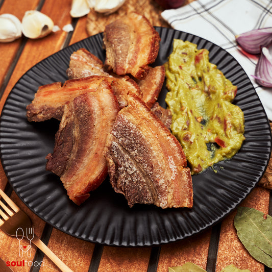 Chicharrones cu Guacamole - Soulfood