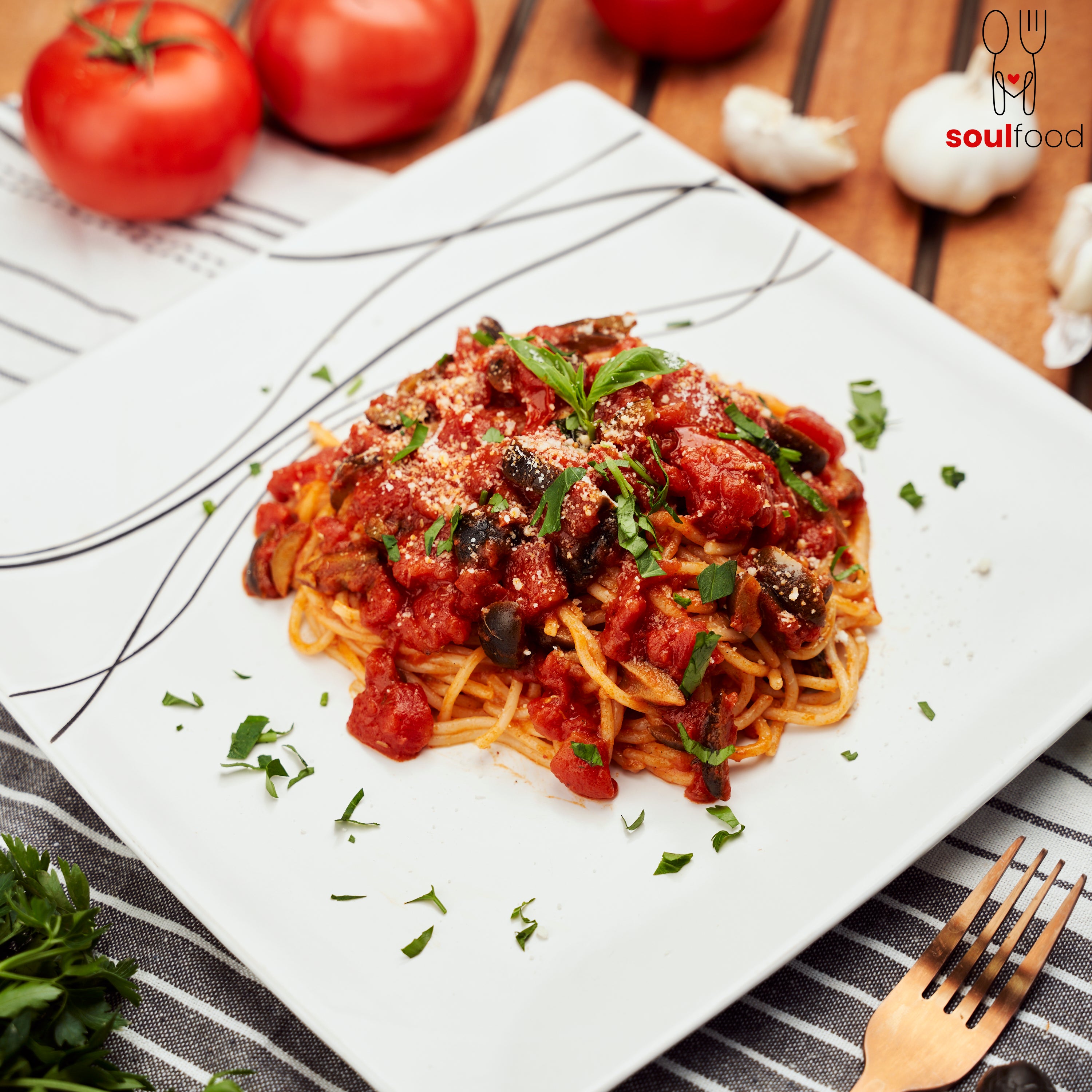 Spaghetti alla Puttanesca - Soulfood